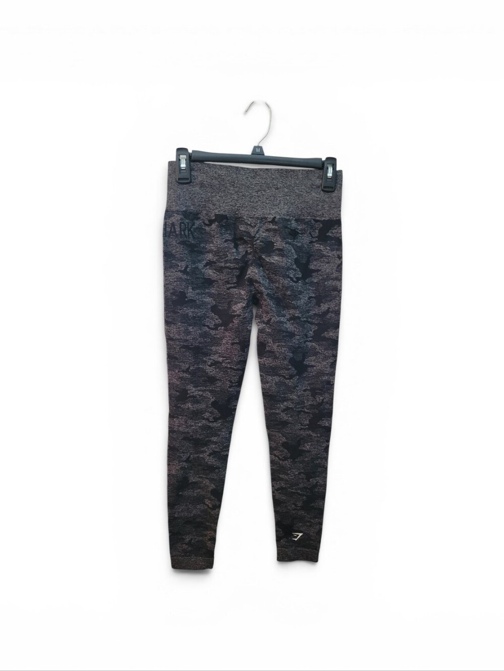 Gymshark Kids Camo Seamless Leggings - Charcoal Black